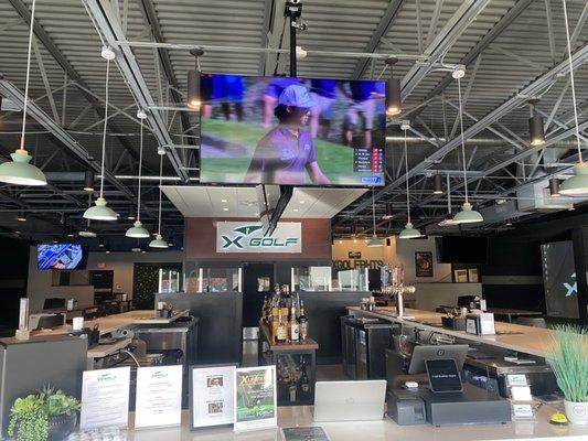 14 TV's for all the sports action and a full liquor bar