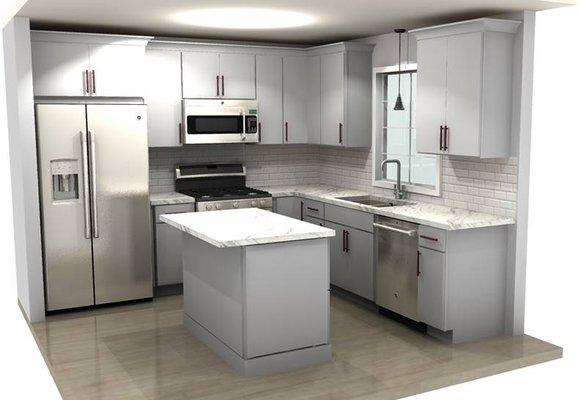 3d drawings for your dream kitchen