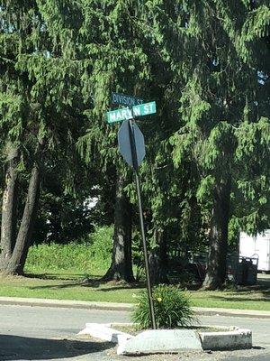 Napa is on the corner of Marvin street off of division street