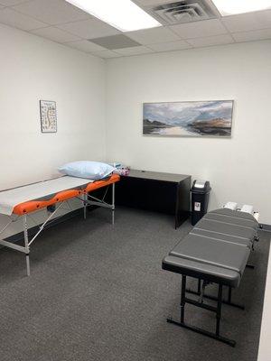 Partial view of treatment area