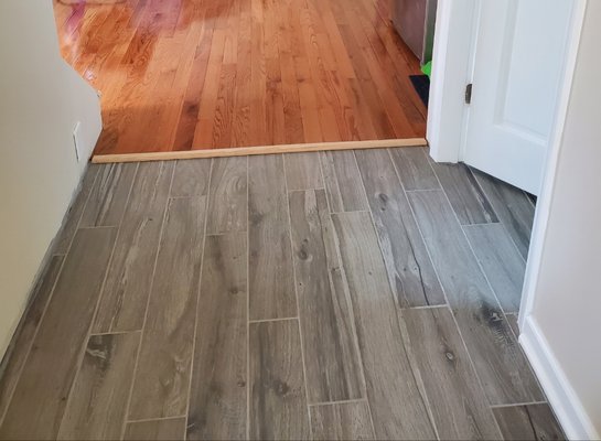 Hardwood and tile installation