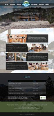 Marys Lake Getaway Responsive Redesign