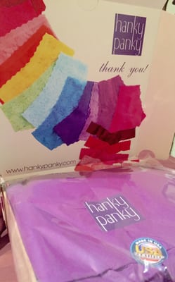 Special delivery! New Hanky Panky underwear.