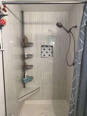 Amazing tile remodel by Renee