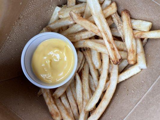 REGULAR CHEESE FRIES (cheese on the side)