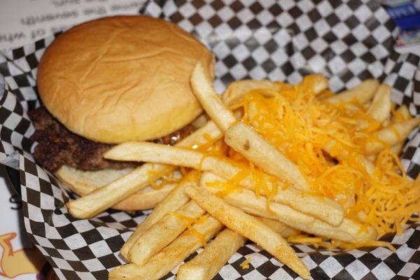 Hamburger and Cheese fries