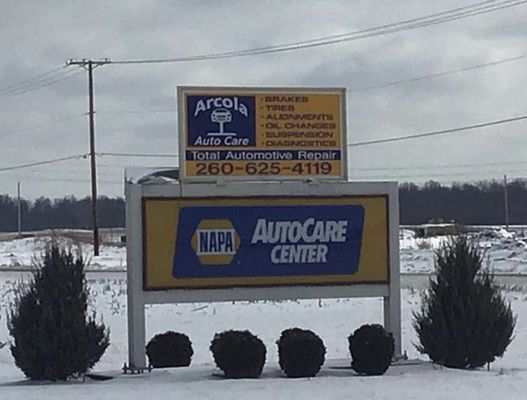 Arcola Auto Care specializing in all your vehicle needs!