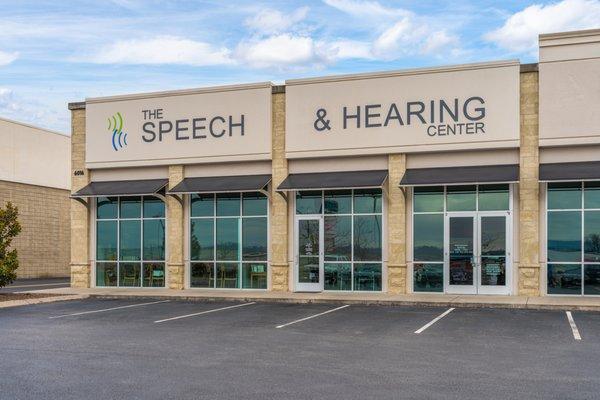 The Speech & Hearing Center is centrally located off of Highway 153 at Shallowford Road, near the post office.