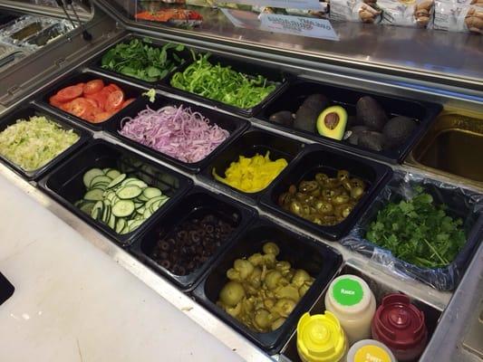 Fresh veggies all the time! And great costumer service, really friendly all the time