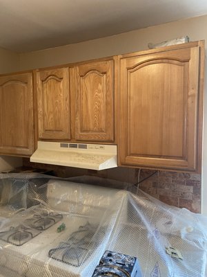 Cabinet facelift