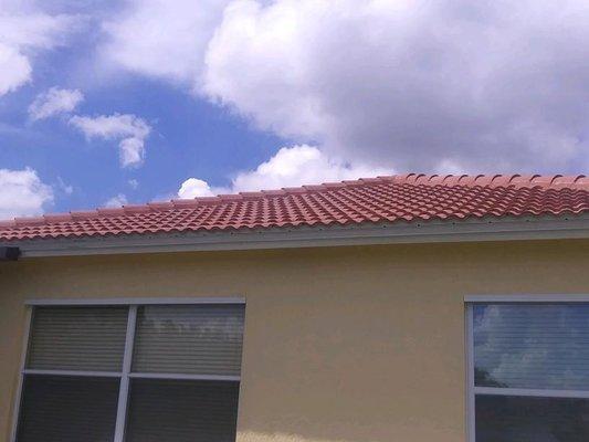 See the new tile roof installed by MilBar Roofing