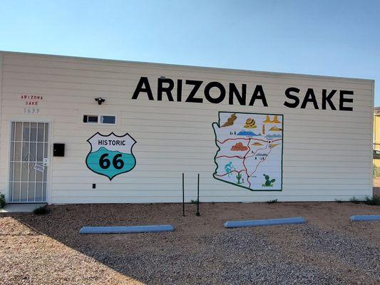 Arizona Sake production facility next to Super 8.