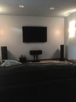 Home theater demo room