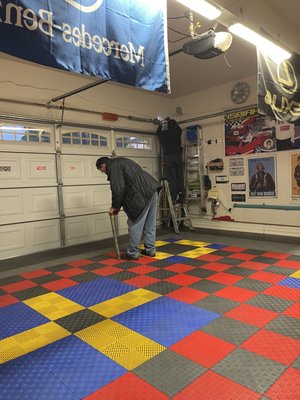 Garage spring tensioner replaced by Easy Access Garage Doors!