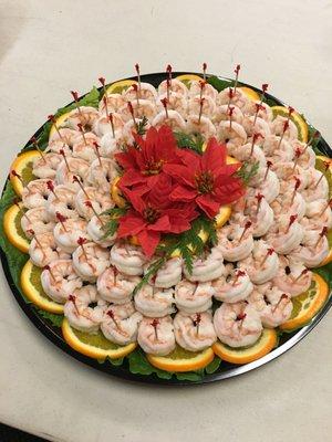 Christmas Shrimp Cocktail Platter!