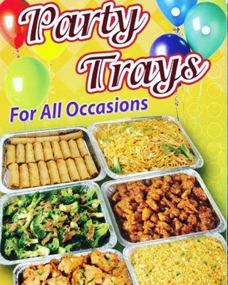 Party Trays Are Available, Call For Details!