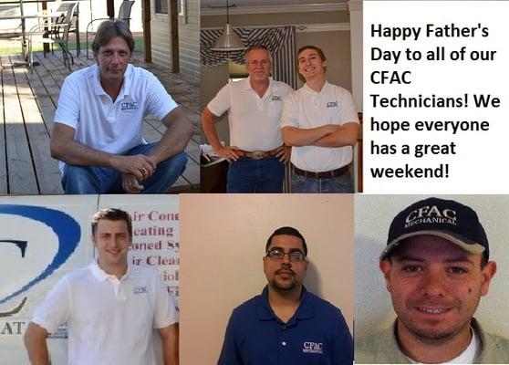 Some of the fathers here at Champion Forest AC & Heating!