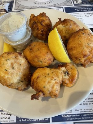 Clam cakes