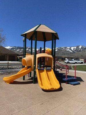 Smaller playground.