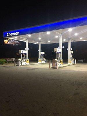 Beautiful night at North Canton Chevron.