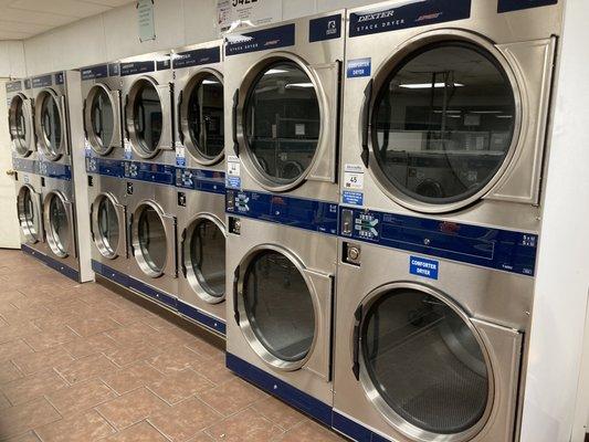 large double stack dryers