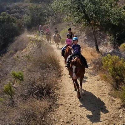 Summer Camp trail ride