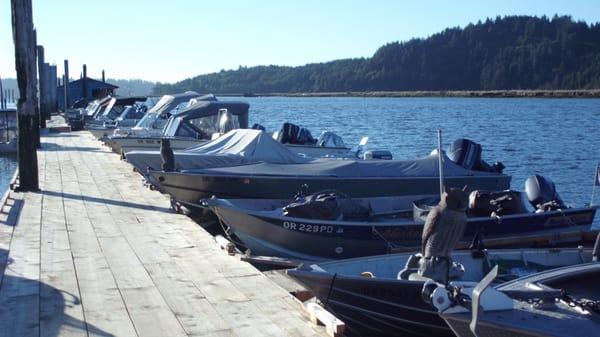 Drift Creek Landing's all new dock. Sept 2013