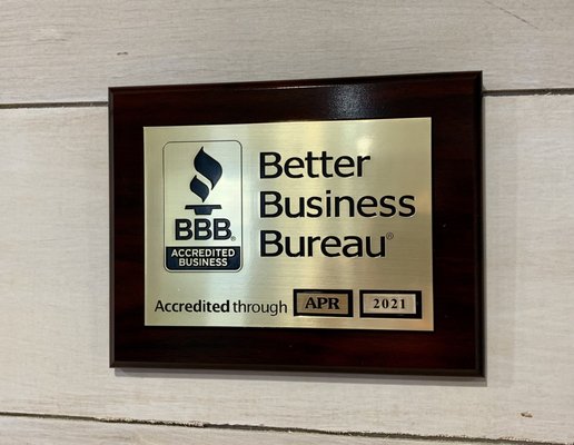 Veterans 4 Veterans is accredited with the BBB.