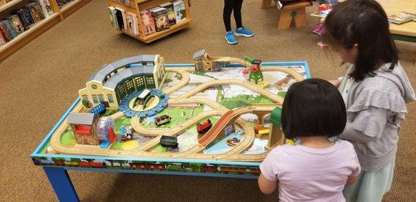 Toy train set