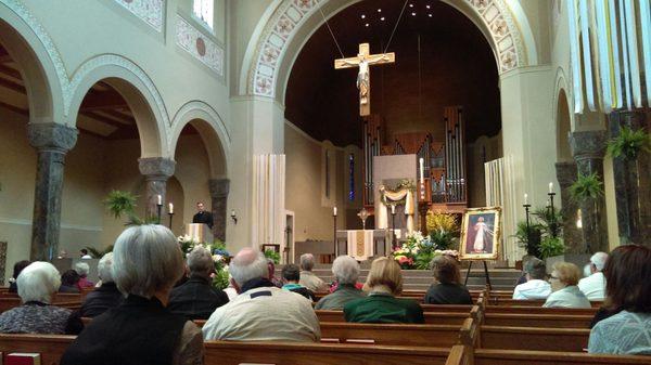 Inside the Cathedral.