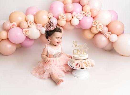 Cake smash photography