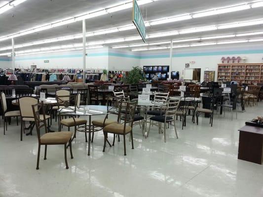 Pretty good selection of furniture...especially dining room tables and chairs