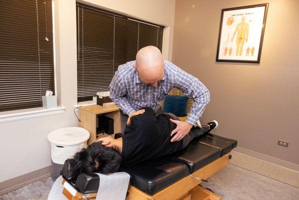 We utilize low impact adjusting techniques to create a comfortable patient experience.