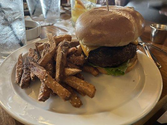 Belt Burger and fries