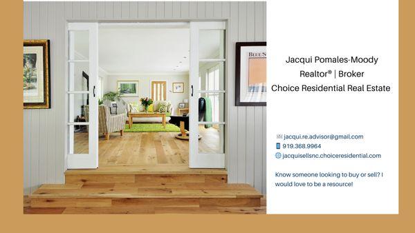 Jacqui Pomales-Moody - Choice Residential Real Estate