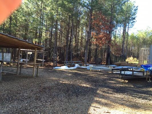 Smaller field next to the shack