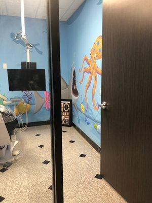 Each exam room has a door that fully closes to give you and your family privacy during your visit if desired.