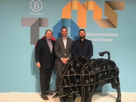 Our founding partners at Barron's 2019 Team Summit in Las Vegas.