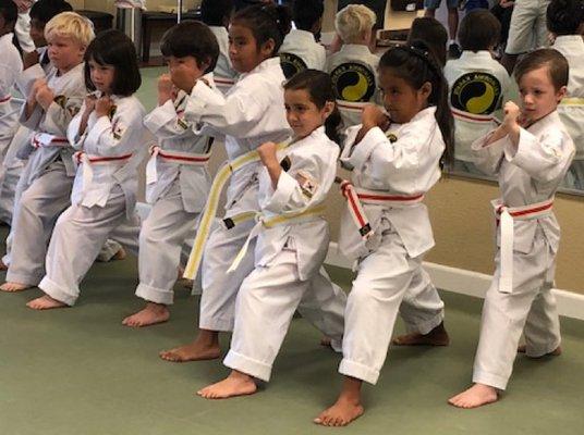 Our hard working karate Kids