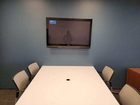 55" tv mount in conference room