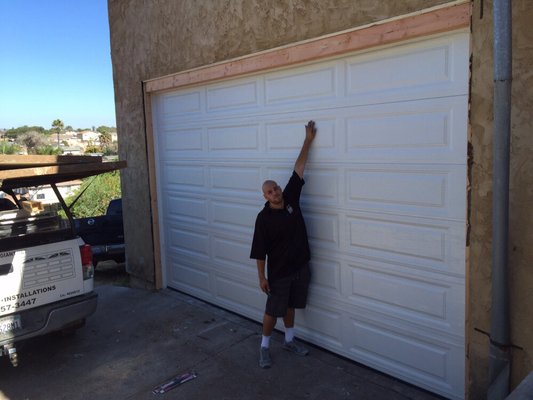 As you can see... We do truly install Giant Garage Doors