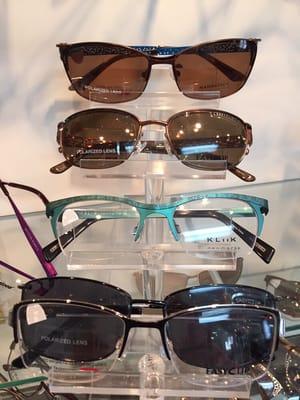 Selection of sunglasses and eyewear