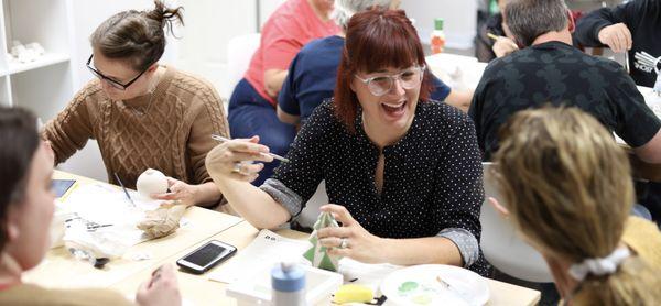 Pottery Parlor: get together with friends while you paint your own pottery