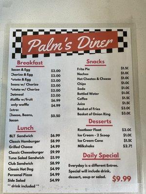 Palms diner