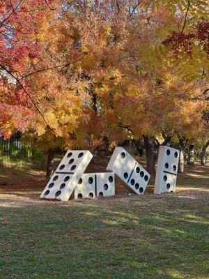 North Davis art sculpture along the greenbelt