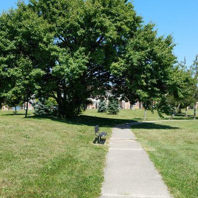 paved walking path