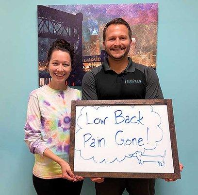 Patient Success - Low Back Pain Gone