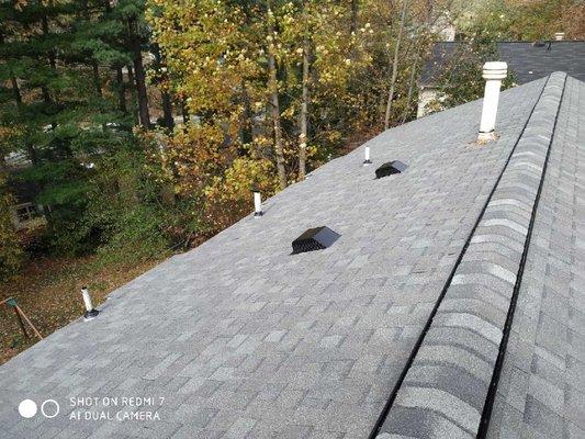 New shingle vent