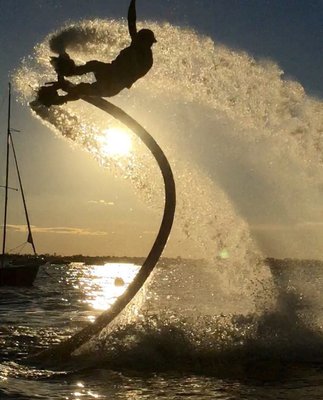 Flyboarding on the Long Island Sounds