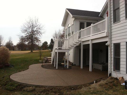 Exposed Aggregate Patio